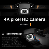 Dron z Kamerą Szerokokątną 4K/1080P, 4DRC, V4, Wi-Fi, FPV, Wideo na Żywo, HD, Składany, Utrzymywanie Wysokości, Trwały, Zdalnie Sterowany Quadcopter 2
